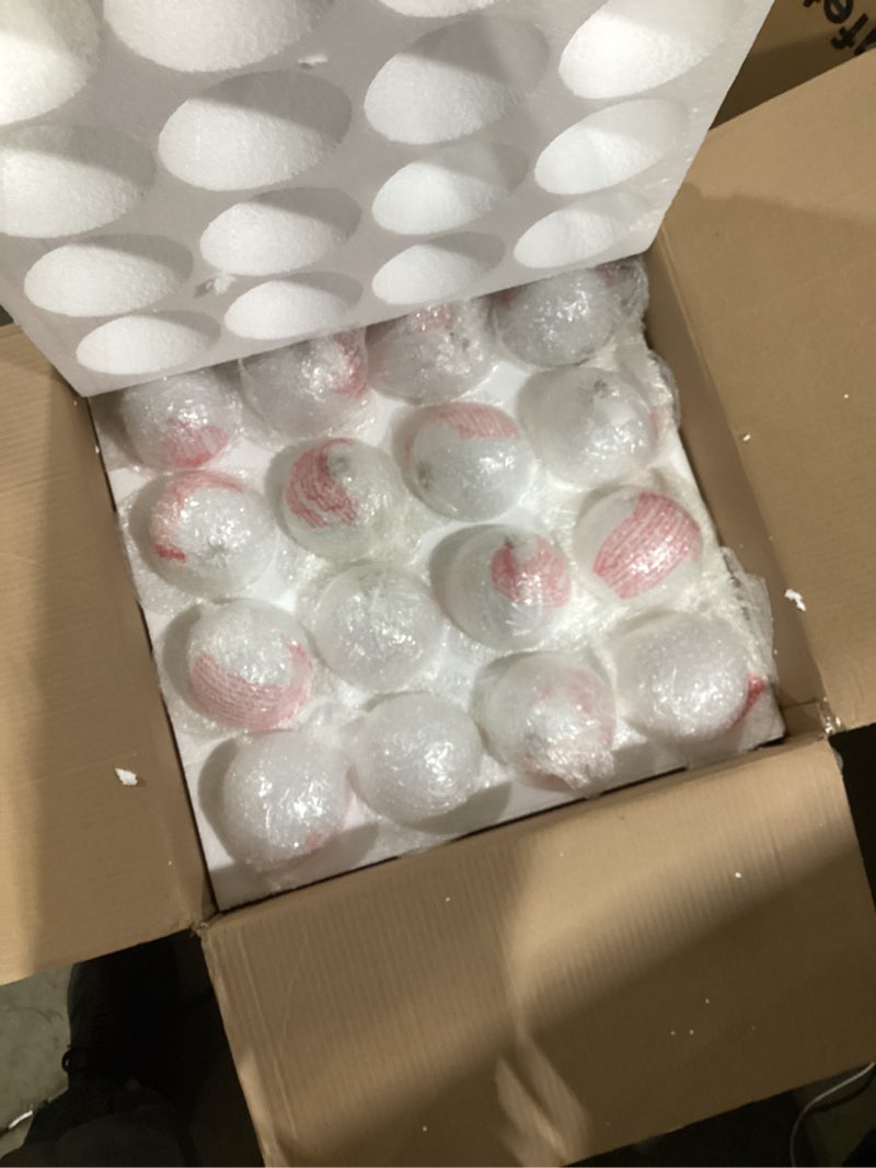 Condition photo showing New/Like New for linear chandeliers for dining room, 55in sputnik chandeliers 16-light glass globe chandelier black milk white bubble modern chandelier large pendant lights kitchen island lighting black&white glass