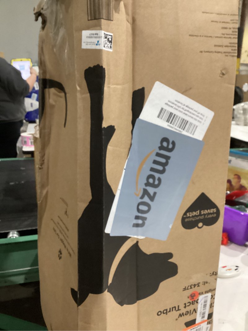 Condition photo showing As Is for Bissell CleanView Compact Turbo Upright Vacuum with Quick Release Wand, Full Size Power, Compact Size for Apartments & Dorms, 3437F