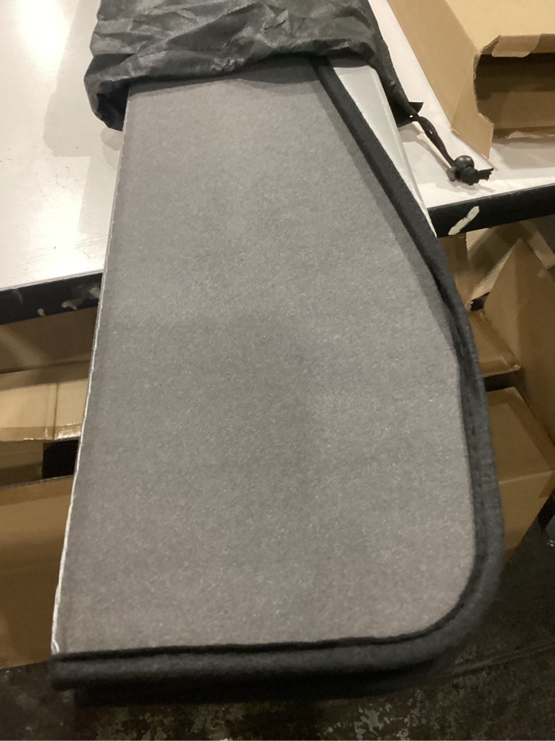 Condition photo showing Good Condition for windshield sunshade for subaru crosstrek 2024-2026, impreza 2024-2026 front window shade - safeguard gray(safeguard) 2024-2026