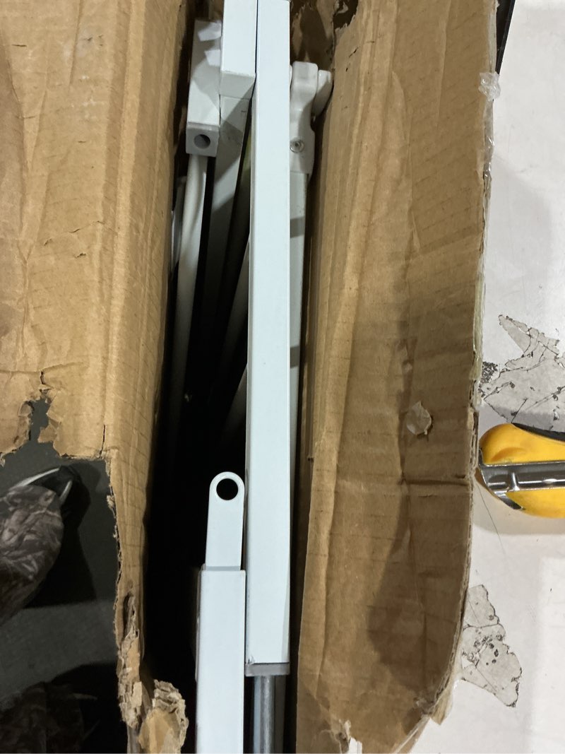 Condition photo showing As Is for regalo extra tall wide span metal walk through baby gate