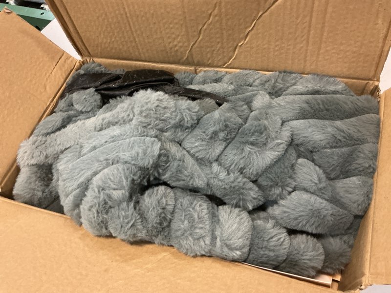 Condition photo showing Good Condition for indoor cat house - large cat cave bed with fluffy balls, foldable cat bed cave and apartment with pads, suitable for multiple small and large cats, 15.74x13.7x13.7inches(deep grey, large)