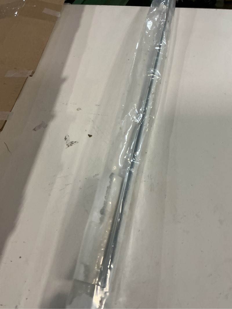 Condition photo showing As Is for 2 Pack Tension Rod Oval Spring Tension Curtain Rod Adjustable 36 to 60 Inches Small Short White Tension Rods No Drilling Spring Loaded Curtain Rods For Doors and Windows, 36-60 Inch, White 36-60 inch 2 pack White