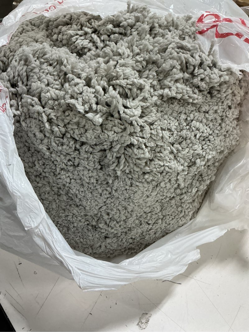 Condition photo showing As Is for Gray Bathroom Runner Rug 24x70 Non Slip Fluffy Long Bath Mat for Bathroom Floor Washable Plush Luxury Bath Rug for Tub Absorbent Shower Sink Mat Bedside Rug Grey 2' x 5'10" (24''x70'' Bathroom Rug)