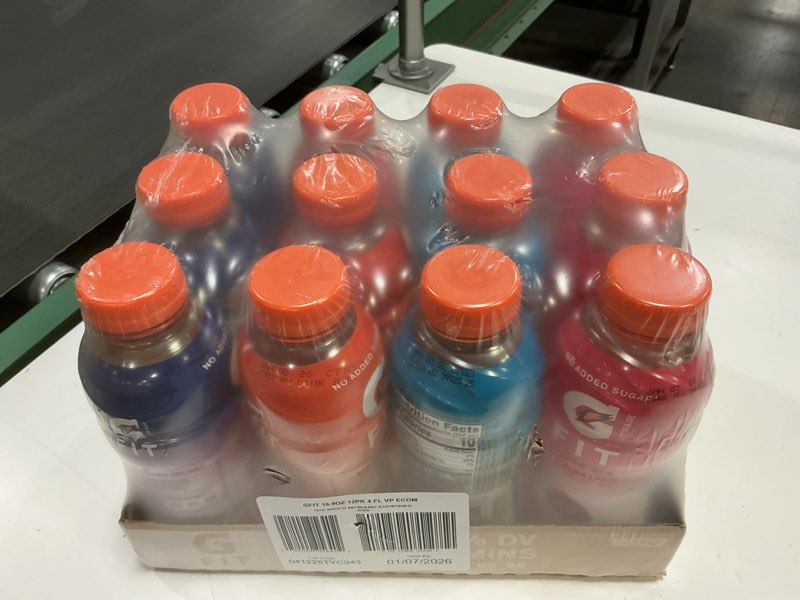 Condition photo showing New/Like New for (BBD 01/07/26). Gatorade Fit Electrolyte Beverage  Healthy Real Hydration  New 2.0 4 Flavor Variety Pack  16.9.oz Bottles (12 Pack)