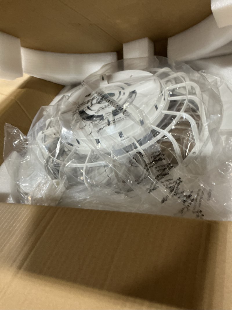 Condition photo showing Good Condition for 24" Ceiling Fans with Lights and Remote, Low Profile Ceiling Fan with 6 Wind Speed and 3 Colors Light Adjustment for Bedroom Kitchen Living Room