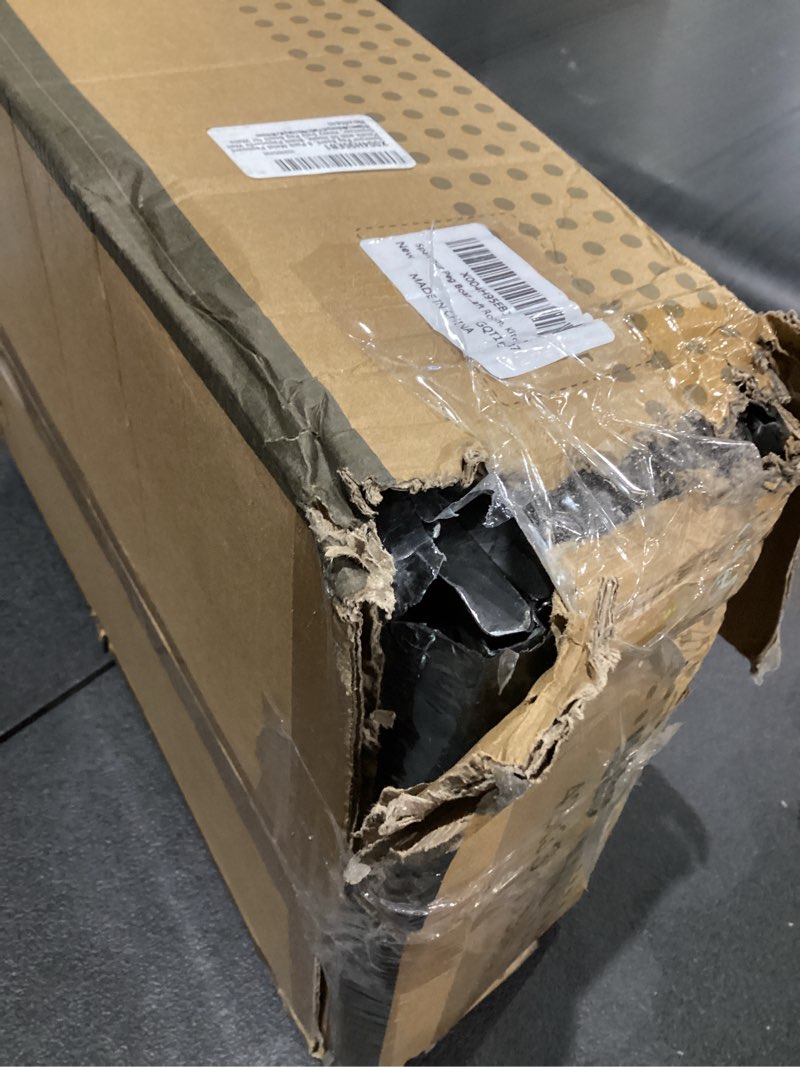 Condition photo showing As Is for Peg Board, 8 Pack Metal Pegboard Panels with 50 Hooks, Black Pegboards Wall Organizer, Heavy Duty Peg Board for Walls Home, Garage Tool Storage, Office Organization, Craft Room, Kitchen Black 16x12"- 8 Pcs