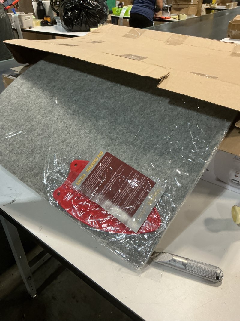Condition photo showing Good Condition for Wool Pressing Pad - 24in x 18in Quilting Ironing Pad - 100% New Zealand Felted Wool Iron Board for Quilters, Great for Quilting Sewing Projects by SAVINA 24" x 18"