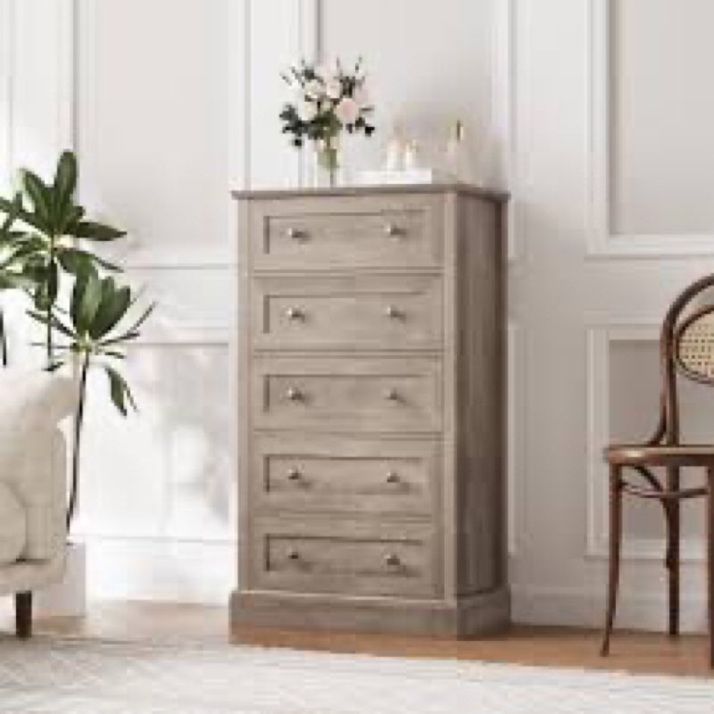 5 - Drawer Dresser, 47.2" H