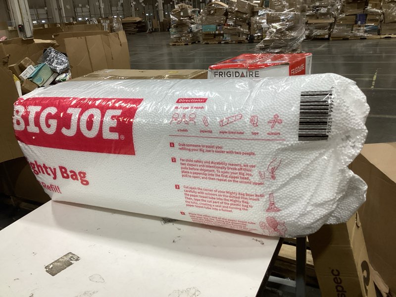 Condition photo showing New/Like New for big joe bean refill polystyrene beans for bean bags or crafts, 100 liters