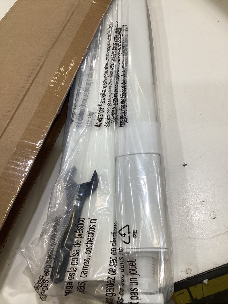 Condition photo showing As Is for lazblinds no tools no drill cordless cellular shades, light filtering honeycomb shades for home, thermal insulation blinds for windows, 34" w x 64" h, white light filtering-white 34" w x 64" h