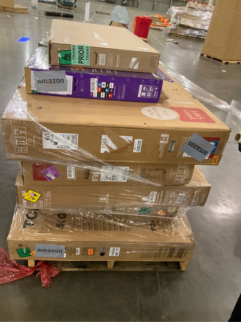 Condition photo showing As Is for 7 untested tv’s