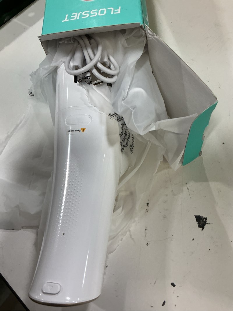 Condition photo showing Good Condition for water dental flosser cordless oral irrigator with 300ml 5 tips 4 modes usbcharger portable travle irrigation cleaner ipx7 electric irrigador dental for teeth cleaning (white)