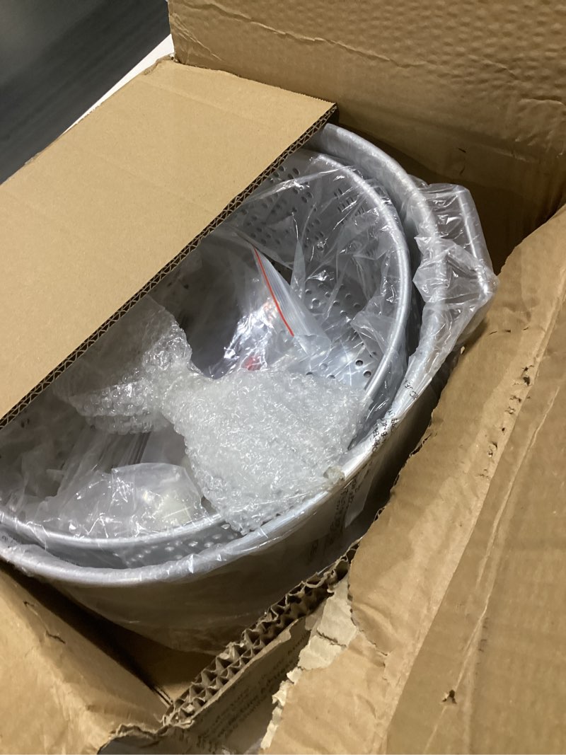 Condition photo showing Good Condition for veralune 10qt outdoor fish fryer kit, heavy-duty aluminum pot & 10qt basket with syringe, fixing rod, thermometer cooking chicken wings, seafood, french fries