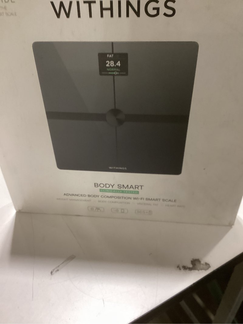 Condition photo showing New/Like New for WITHINGS Body Smart - Accurate Scale for Body Weight and Fat Percentage, Body Composition Wi-Fi and 