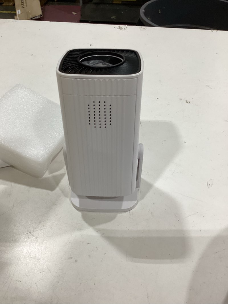 Condition photo showing Good Condition for mini projector with 4k support, portable projector with electric focus & keystone, 270° rotatable stand, short throw home & outdoor movie projector compatible with tv stick, phone & laptop cream