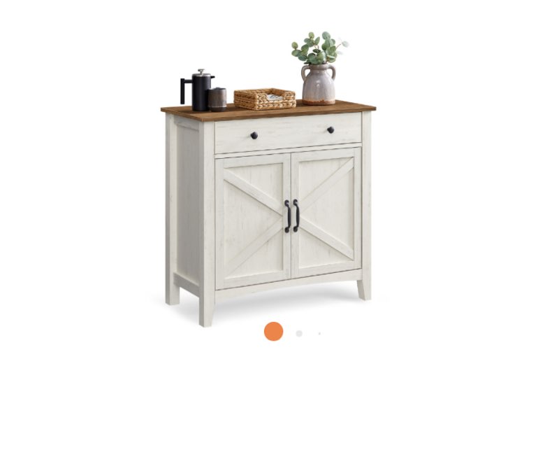 VASAGLE Buffet Cabinet with Storage and Drawer