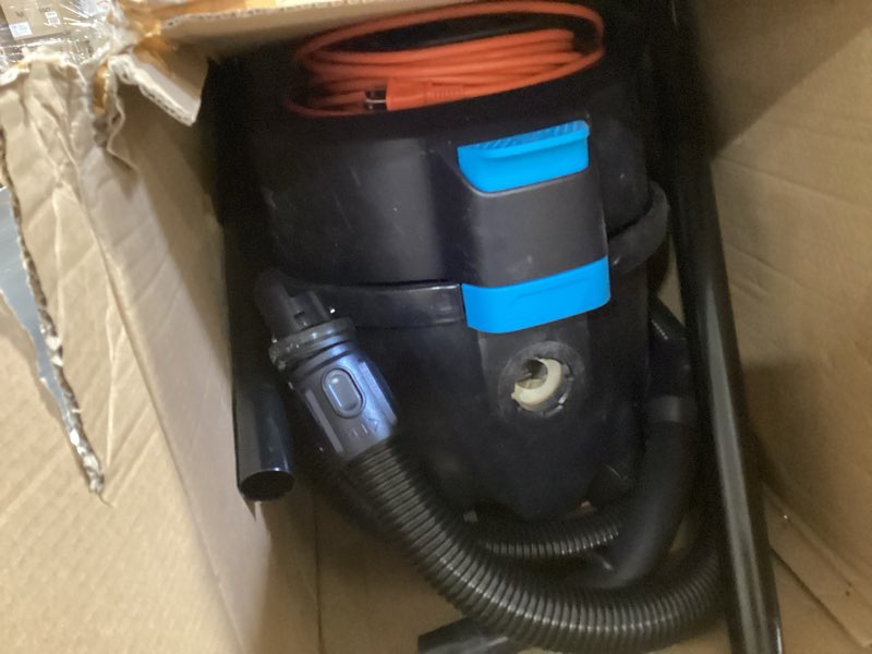 Condition photo showing As Is for nilfisk vp300 hepa canister vacuum