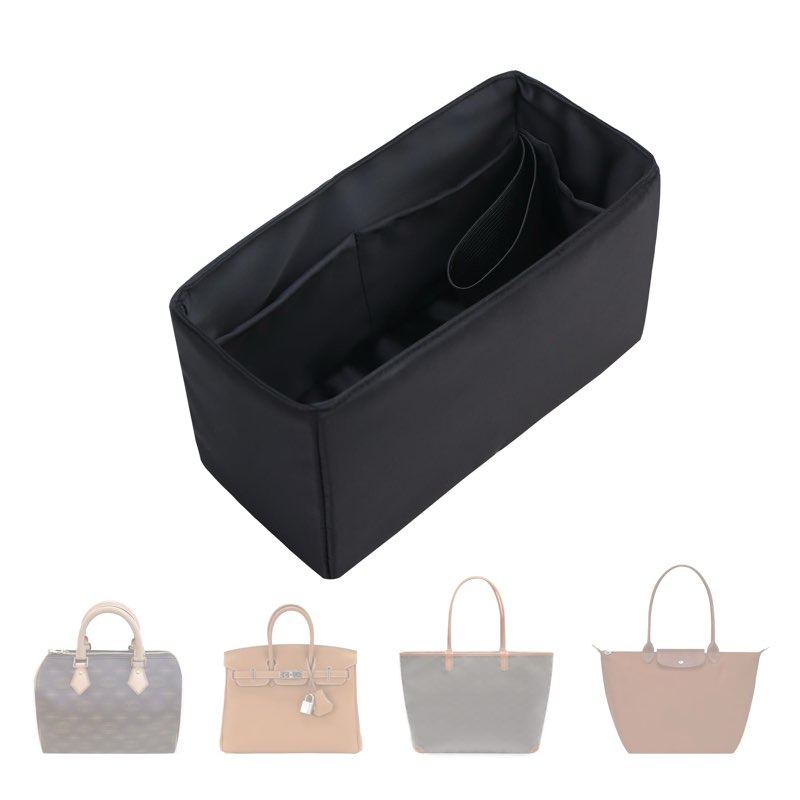 arcdiary purse organizer insert,silky-smooth handbag & tote shaper with 8 sizes,fits for longchamp,n