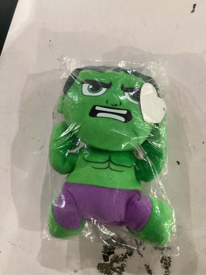 Condition photo showing Good Condition for ty beanie babies hulk (soft body) - 6", green