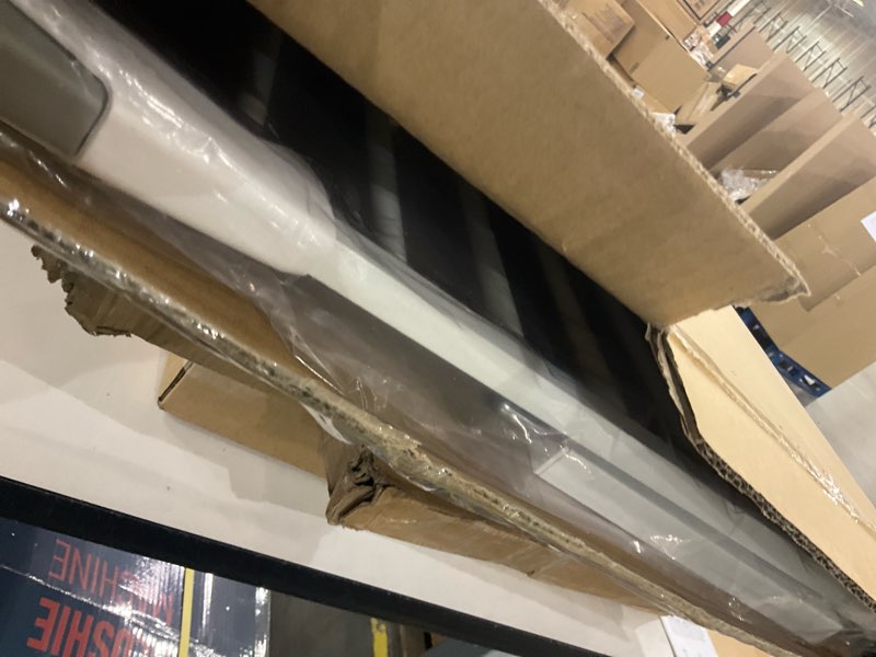 Condition photo showing Good Condition for Babelio Metal Baby Gate, 29-48“ Auto Close Easy Install Pet Gate, Extra Wide Walk Thru Child Safety Gate, Pressure Mounted Dog Gate for Doorways & Stairs, with Y Spindle Rods, White White 30"Tall 29"-48" Wide