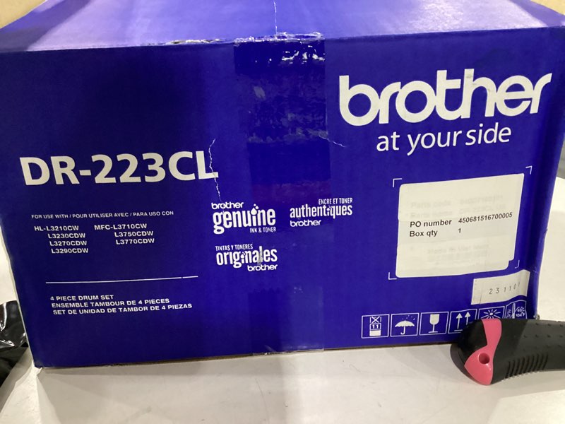 Condition photo showing New/Like New for 4 piece drum set (ink and toner)