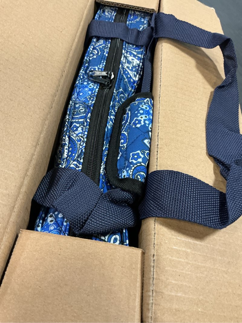 Condition photo showing As Is for American Mahjong Game Set, 166 Quality White Tiles, 4 All-in-One Color Rack/Pushers, Mahjong Tile Set with Blue Printed Carrying Bag