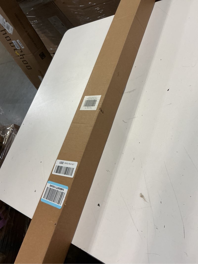 Condition photo showing New/Like New for lazblinds no-drill cordless zebra blinds - dual layer light filtering & room darkening, free-stop lift, easy install, day & night privacy with valance for window 34.5" w x 72" h, grey 34.5"w x 72"h grey