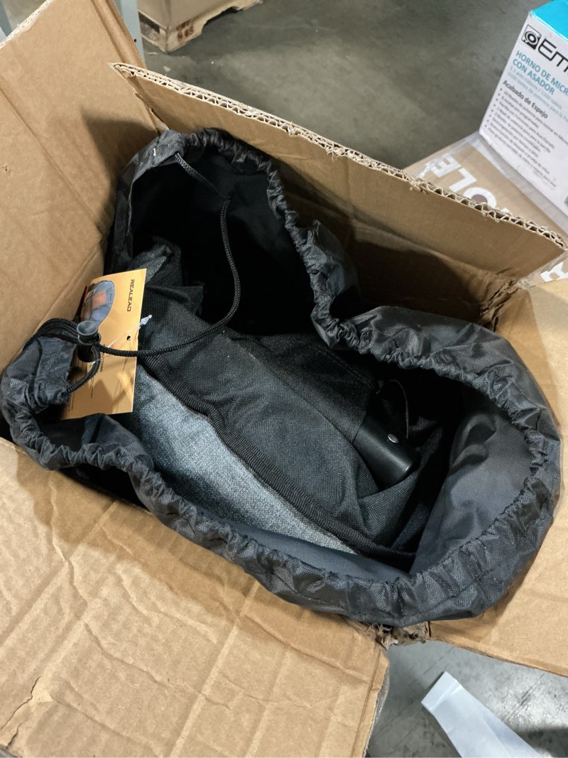Condition photo showing New/Like New for realead heated camping chair - fully thick padded - heated chairs for outdoor sport with back and seat