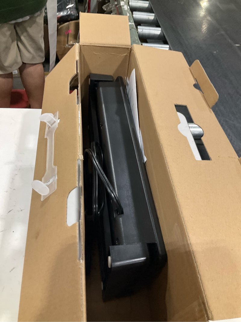 Condition photo showing As Is for GERYON Vacuum Sealer, Vacuum Sealer Machine for Food Storage with Sealer Bags & Roll, Automatic Food Sealer for Sous Vide, Compact Design, LED Lights, Easy to Clean, Dry & Moist Modes (Silver) 1Silver