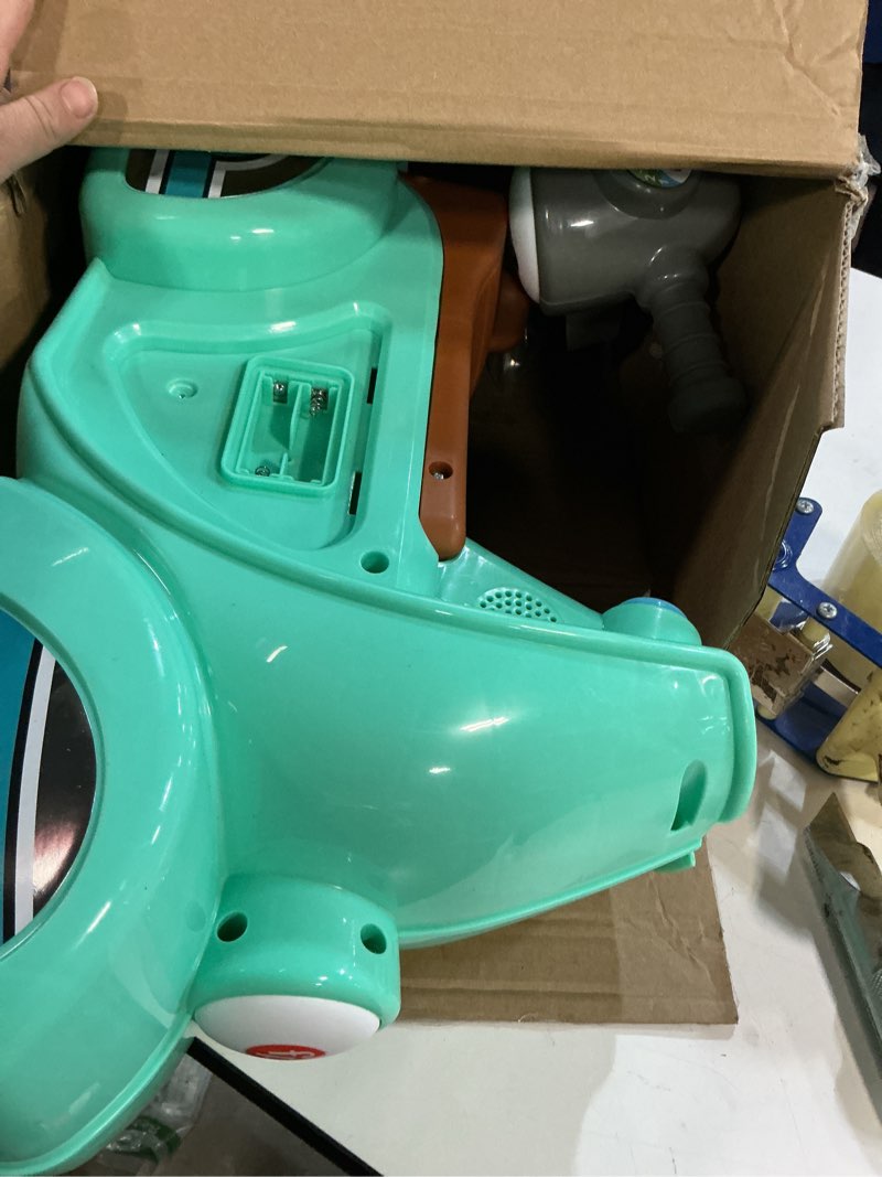 Condition photo showing Good Condition for Fisher-Price Toddler Ride-On Toy Laugh & Learn Smart Stages Cruise Along Scooter with Lights Music & Learning for Infants Ages 1+ Years (Amazon Exclusive) Multicolor