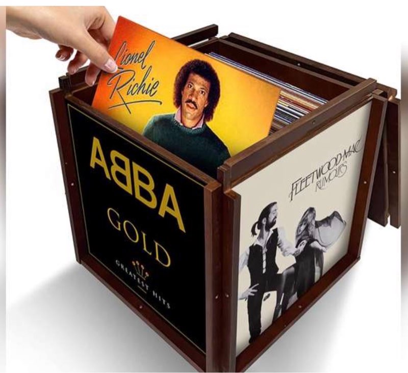 Divinyly woodstock cube 