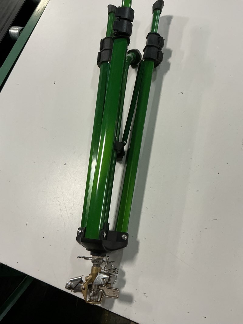 Condition photo showing Good Condition for orbit 1/2 -inch heavy-duty brass impact sprinkler on adjustable 22-48-inch metal tripod base