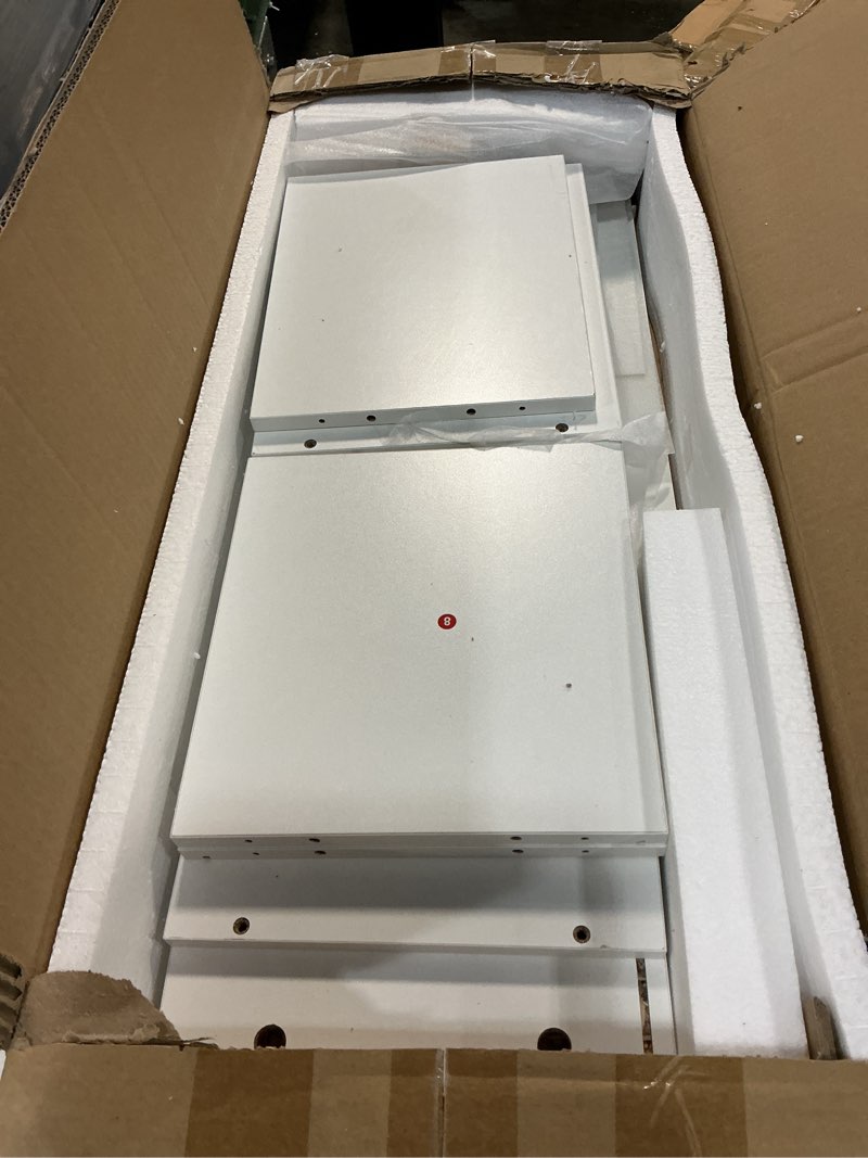 Condition photo showing Good Condition for wooden 2 cube storage organizer, 2 tier storage cubes storage display cubby, versatile cubes shelf and cubby organizer for any space (white, 2 cube-w(11.8inch) white 2 cube-w(11.8inch)