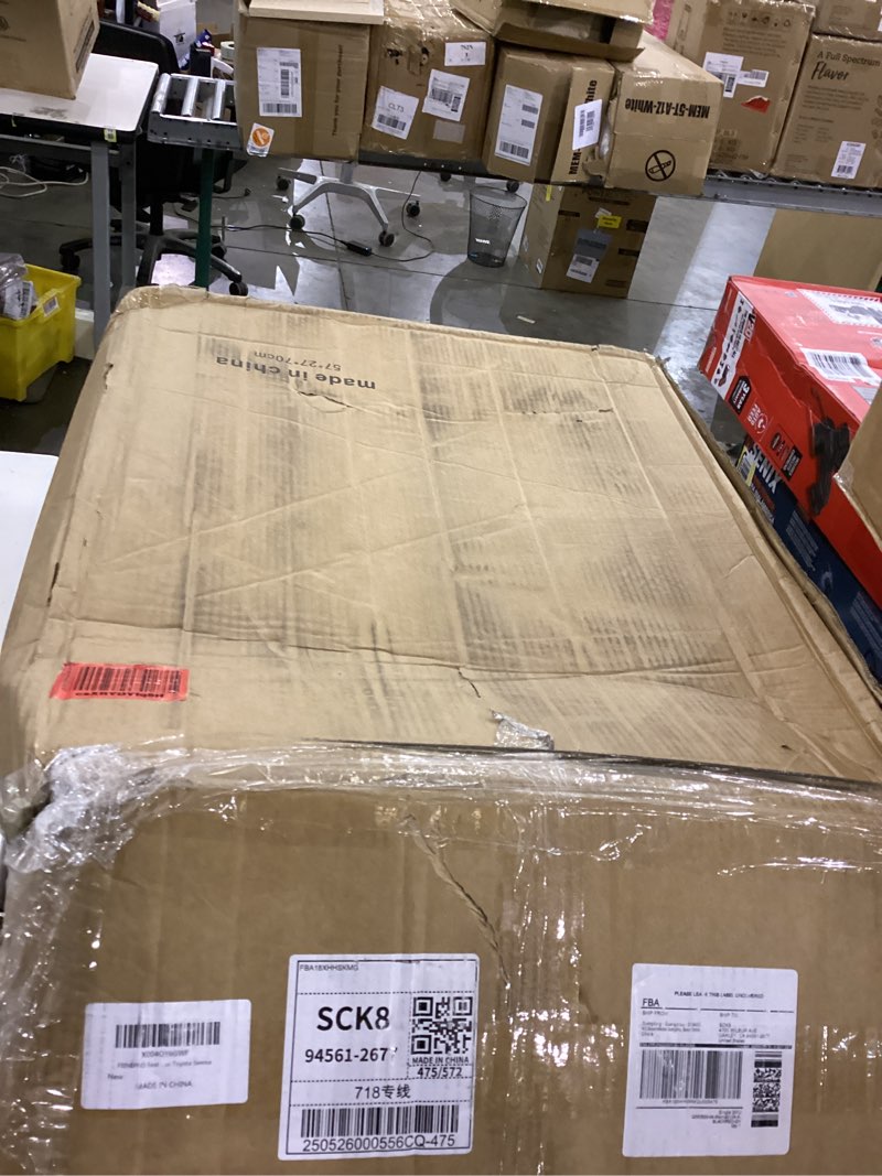 Condition photo showing As Is for Customized for Toyota Sienna Seat Covers 2021-2025 Sienna 8 Seats 3 Row, Leather Car Seat Covers Waterproof Seat Covers Full Set for Cars, Car Seat Protectors, Airbag Compatible(BlackRed) 2021-2024 for 8 seat BlackRed