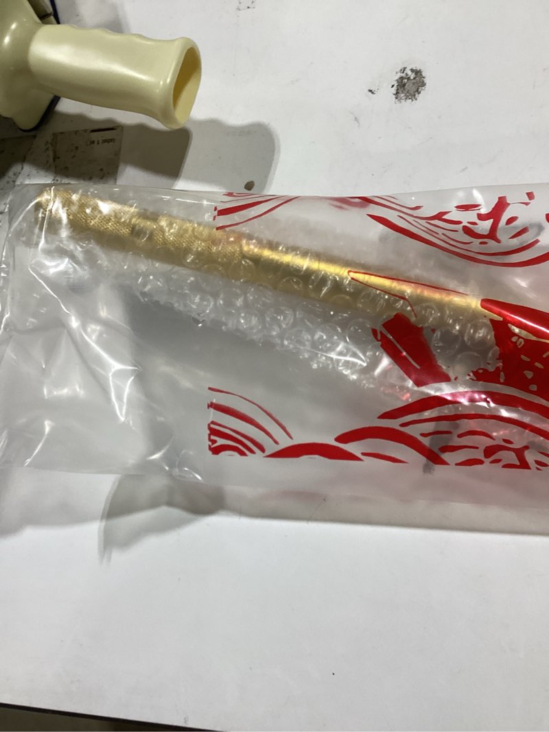 Condition photo showing Good Condition for MOTOROFF 7/8" 22mm Handlebar, Universal Motorcycle Handlebar for KLX110 Ninja650r RFZ CRF70 TAO TAO SSR131 Grom etc.ATV Pit Bike Dirt Bike (Gold) Handlebar Gold