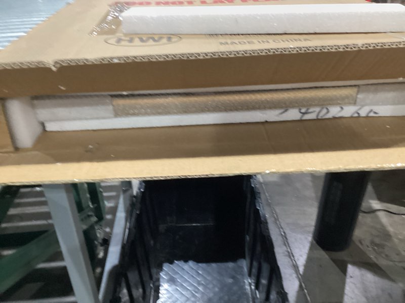 Condition photo showing New/Like New for Head West Brushed Nickel Pave Textured Beveled Framed Vanity Mirror, Accent Decorative Mirrors for Wall Decor, Modern Bathroom Mirrors for Over Sink, Bedroom, Entryway, Living Room, Hallway 25"x31"