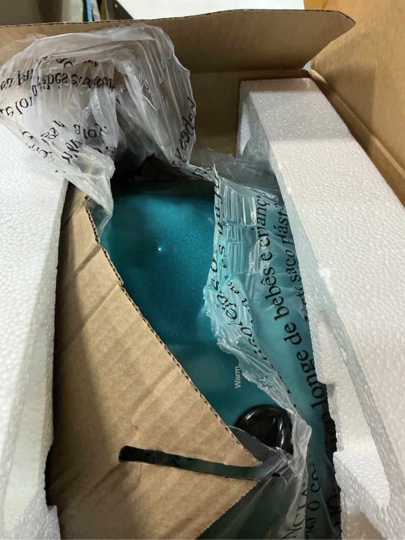 Condition photo showing As Is for Crockpot Manual 7-Quart Slow Cooker Turquoise 7 Quarts