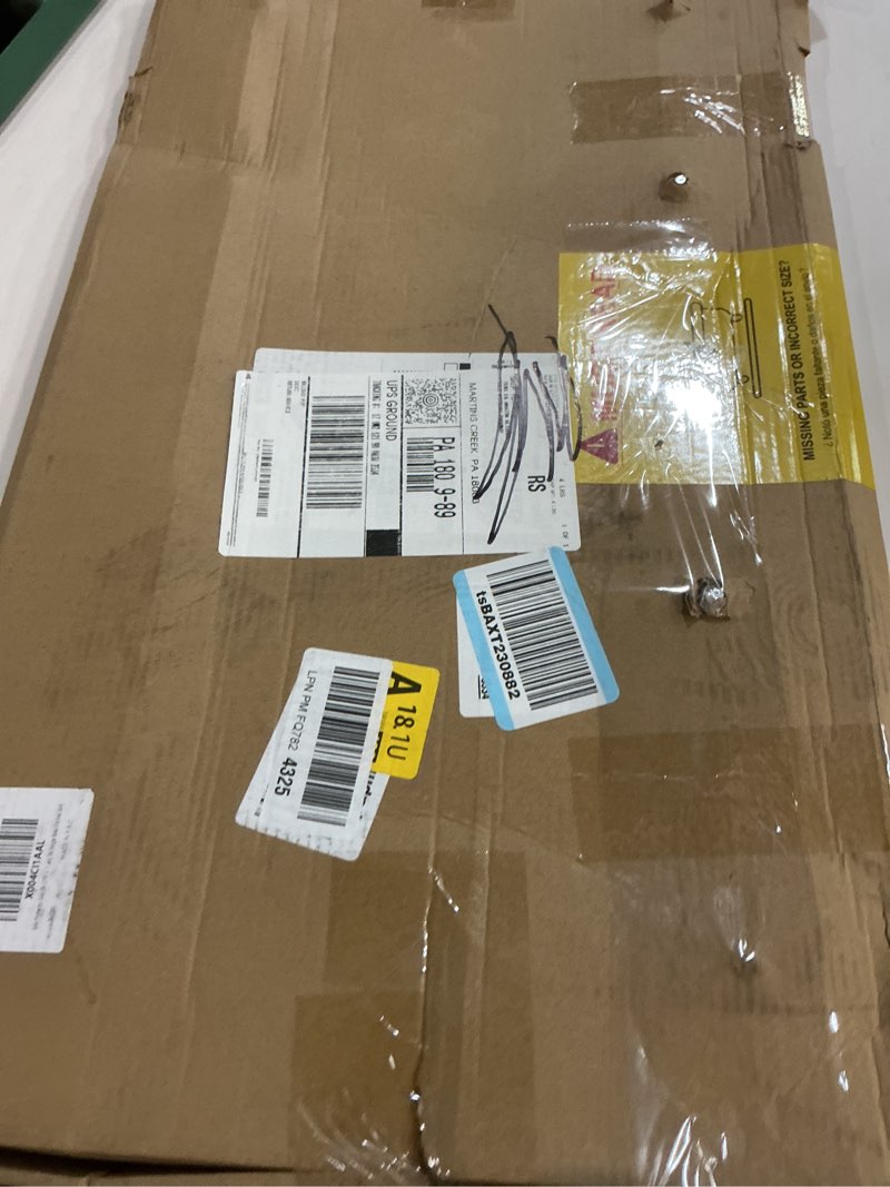 Condition photo showing New/Like New for sink protector grid 26-1/16" x 14-1/16", centered drain with corner radius 3-1/2", 304 stainless steel material (centered drain) for single bowl kitchen sink 26-1/16" x 14-1/16" centered drain