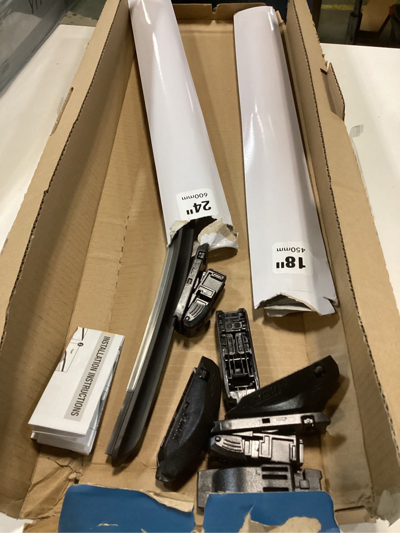 Condition photo showing Good Condition for Rain-X 810334 Total Clear Beam Wiper Blades 24" & 18" Windshield Wipers for All-Weather Performance, Rubber Squeegee for Smooth Clean Wipe & Quiet Operation - 2 Pack Value 24" and 18" Total Clear