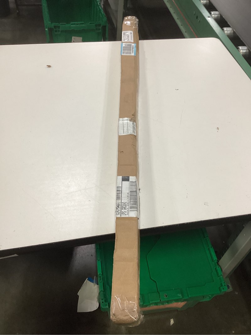 Condition photo showing New/Like New for amazer spring tension shower curtain rod, 42-72 inches rust-resistance tension curtain rod bathroom rod, adjustable shower curtain rod no drill, nickel 42-72 inches nickel
