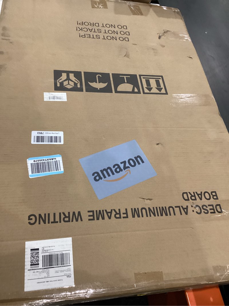 Condition photo showing New/Like New for 2 Pack Double Sided Magnetic White Board, 36"x24" Dry Erase Whiteboard for Wall with Aluminum Frame Presentation Board for School, Office and Home Silver 36"x24" - 2 Pack