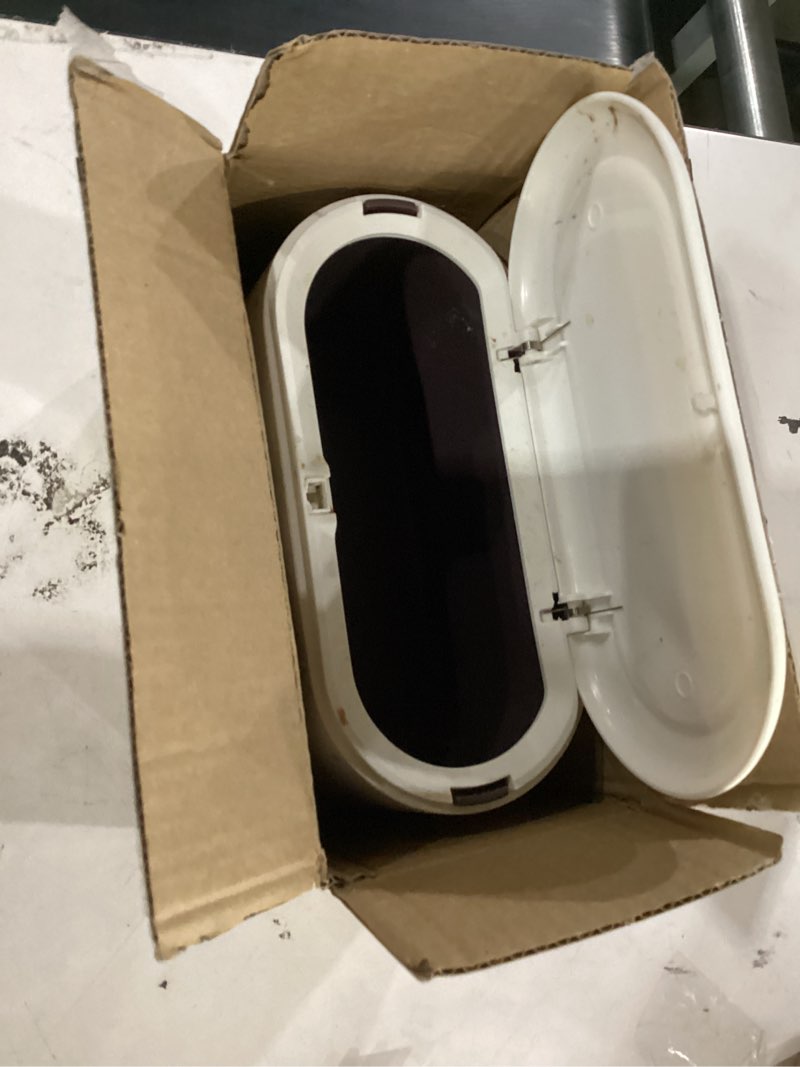 Condition photo showing Good Condition for ltwqling mini trash can with lid - removable small garbage can, tiny plastic trash bin, pop up countertop wastebasket, counter garbage lint bin for bathroom,office,kitchen,desk,coffee table(white)