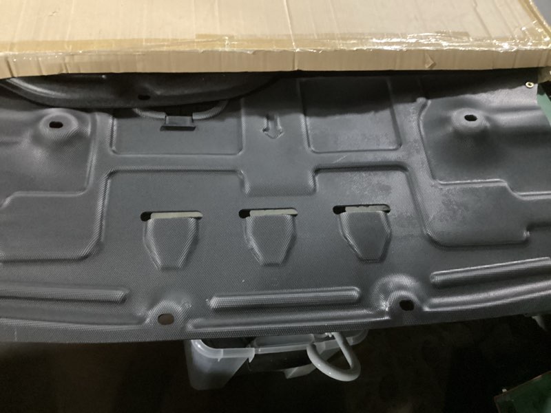 Condition photo showing Good Condition for engine splash shield fit for hyundai sonata 2020-2023 engine case guard under cover compatible with 2021 2022 sonata front engine guard mud flaps black