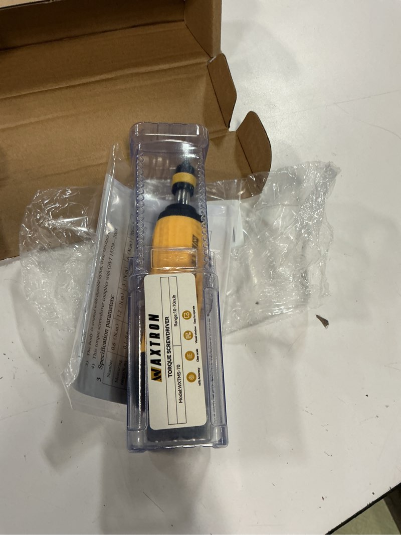 Condition photo showing Good Condition for torque screwdriver wrench driver set, 10-70 in-lb, 13-piece kit | 1/4" hex drive, quick-release lock, ±6% accuracy, for bike repair, electronics, hobby work