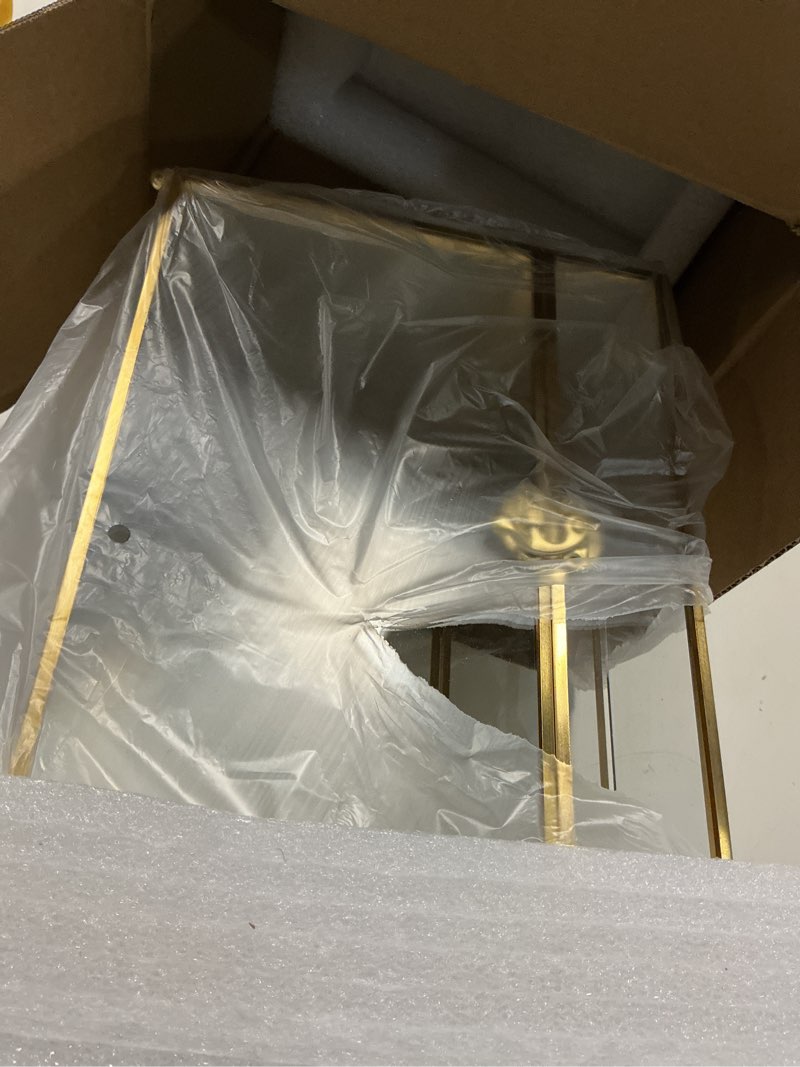 Condition photo showing Good Condition for highfree glass card box, large clear card box for wedding receptions, decorative storage box for baby shower, birthday party, bridal shower (without slot, gold) gold without slot