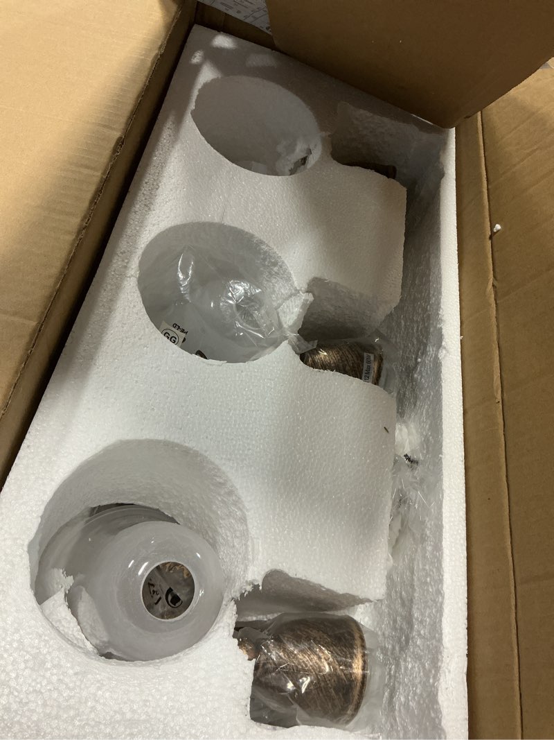 Condition photo showing Good Condition for tochic rustic bathroom vanity light over mirror, 3 lights farmhouse bathroom light fixtures, western moose sconces bath vanity wall lighting for mirror cabinets, powder room, living room, 24" l 24 inch