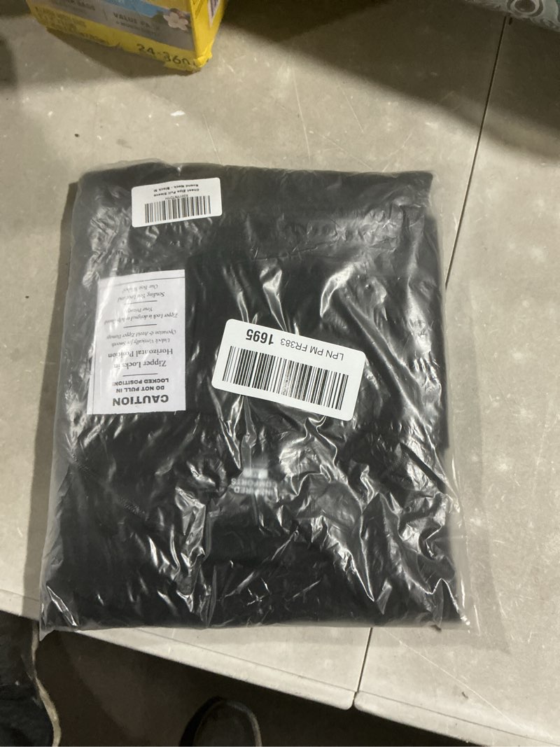 Condition photo showing Good Condition for inspired comforts men’s/unisex chemo port access shirt with dual chest zips | full sleeve medium black