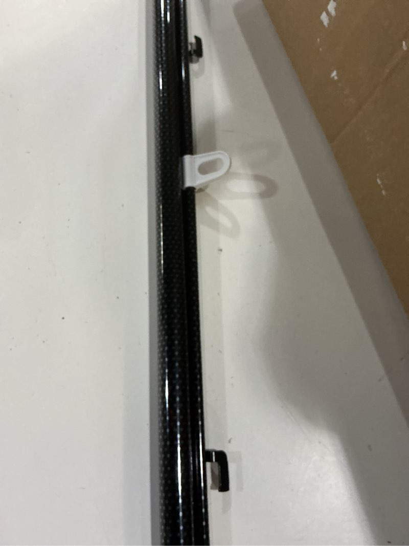 Condition photo showing As Is for yoebor no drill blackout blind shade with 3 suction cups, black 50% shade temporary portable roller window curtain for home office car, w22.8 x l49.2 22.8"w x 49.2"h black 50% shade