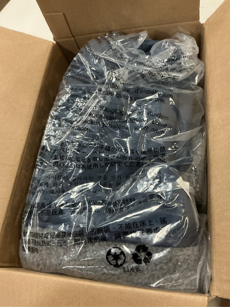 Condition photo showing Good Condition for Furhaven Dog Bed for Medium/Small Dogs & Indoor Cats, 100% Washable, Sized to Fit Crates - Sherpa Fleece Bolster Crate Pad - Gray, Medium Medium Gray