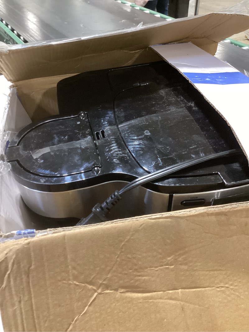 Condition photo showing As Is for Hamilton Beach 2-Way Programmable Coffee Maker